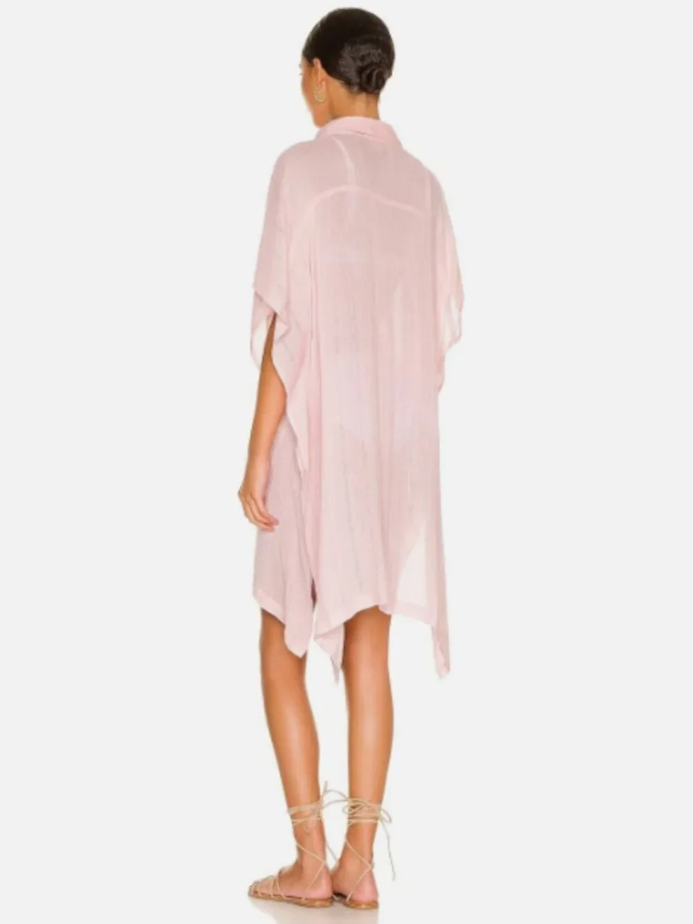 L space Anita cover up Rose Quartz Light Pink Resort Beach XS/S